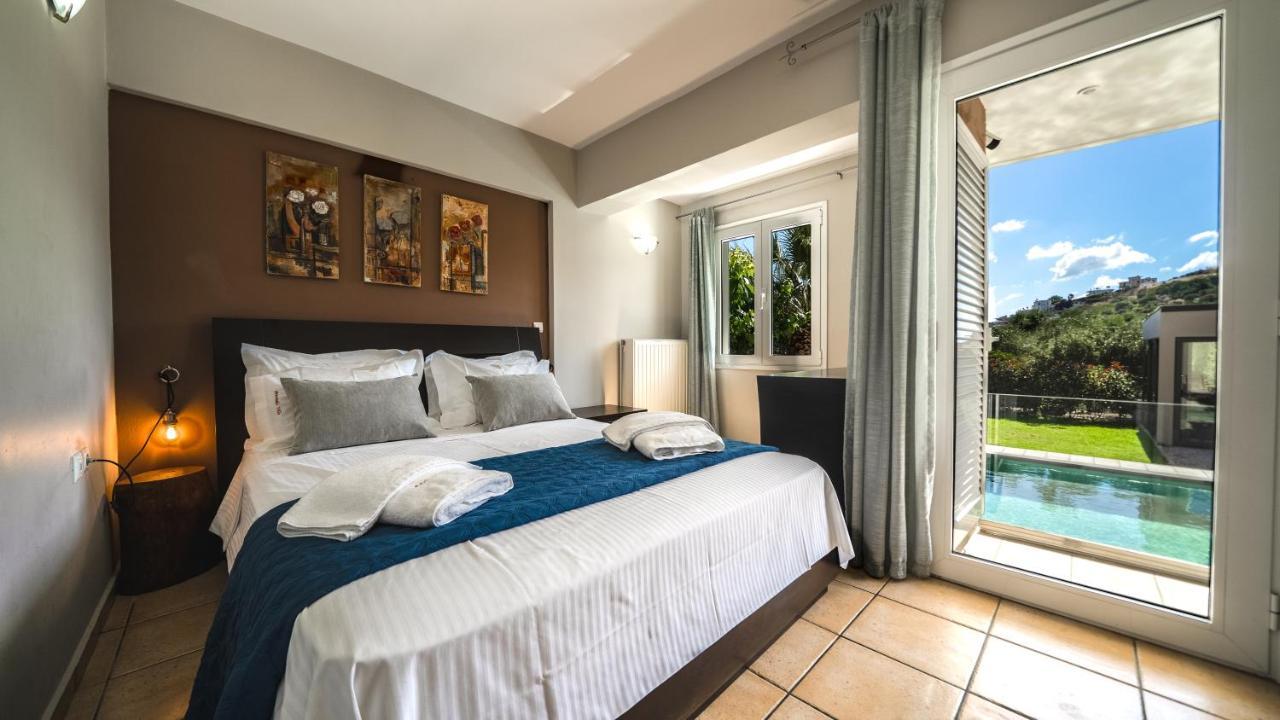 Petronila Luxury Villa With Heated Private Pool Kíssamos Exteriér fotografie